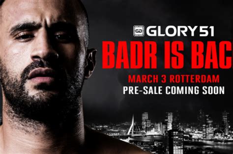 Badr Hari Set To Headline Glory 51 On Mar 3 In Rotterdam