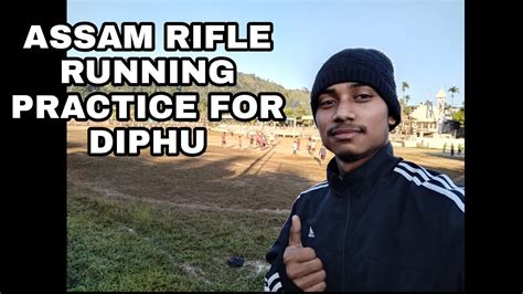 RUNNING PRACTICE FOR ASSAM RIFLE RECRUITMENT FOR DIPHU HILLS RUNNING