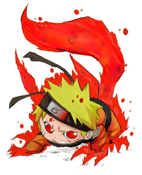 Gambar Afiezer Arts Naruto Chibi Wallpaper Gambar Bergerak Kyubi Di