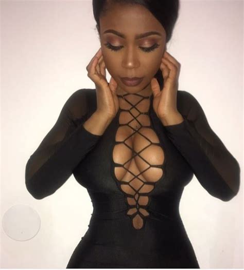 Nigerian Lady Causes Stir Flaunting Her Round Boobs On Social Media