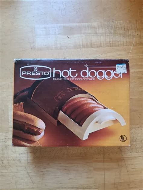 Vintage Presto Hot Dogger Electric Hot Dog Cooker 3900 Picclick