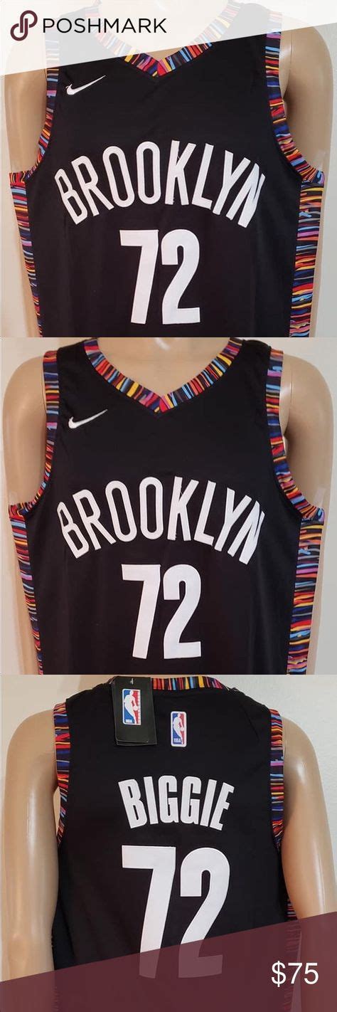 Detailed video of brooklyn nets x biggie jersey *superb quality, value for your money. Nike Brooklyn Nets NBA BIGGIE Basketball Jersey NWT ...