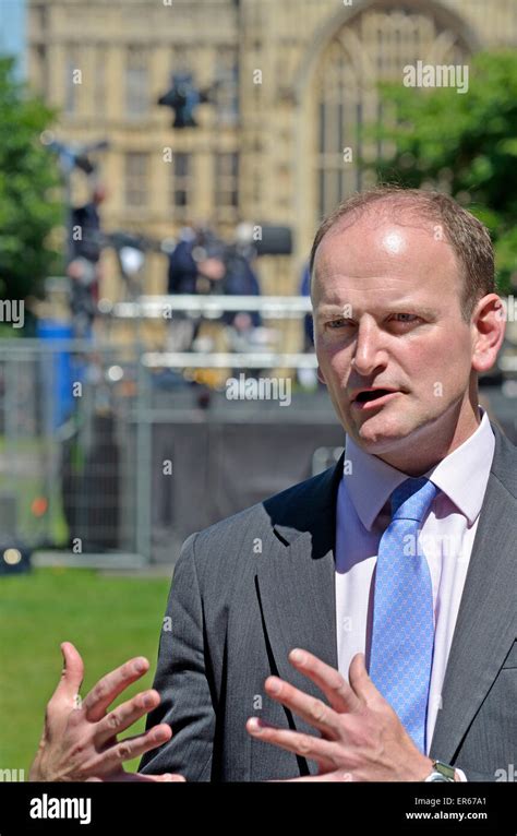 Douglas Carswell Mp Ukip Being Interviewed On College Green After The State Opening Of