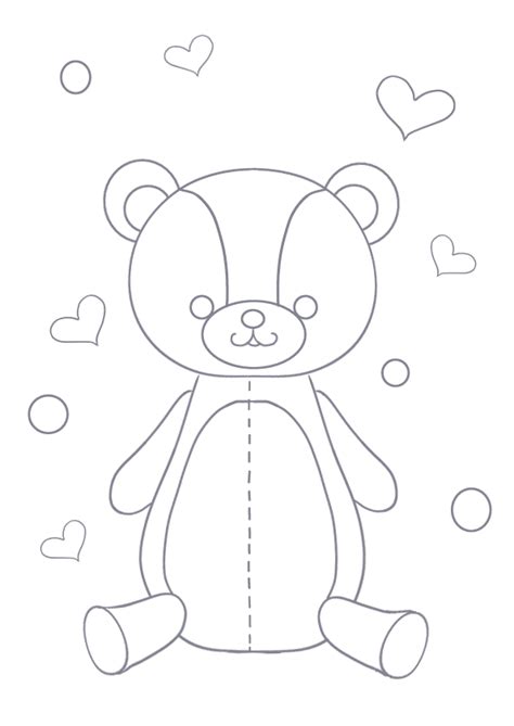 See more of 大人の塗り絵 on facebook. クマのぬいぐるみの塗り絵 | 無料イラスト素材｜素材ラボ