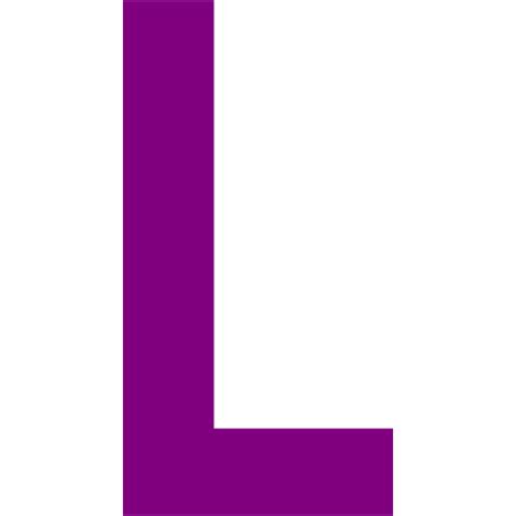 Purple Letter L Icon Free Purple Letter Icons