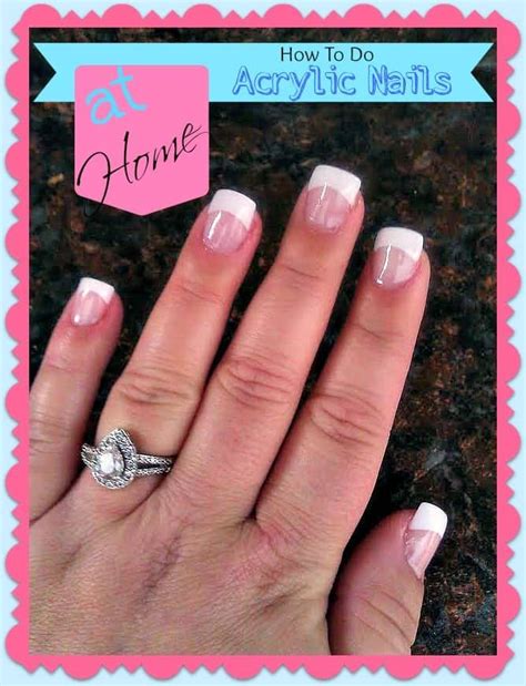 How To Do Your Own Acrylic Nails At Home Cheap Diy Acrylic Nails At