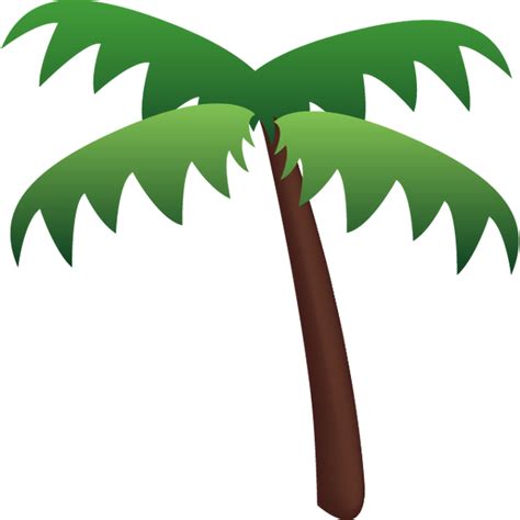 Download Free Hd Palm Tree Emoji Png Transparent Image