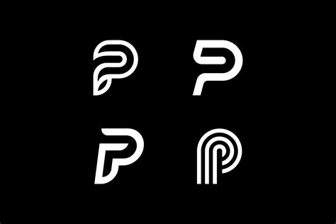 Letter P Logo Set Branding And Logo Templates Creative Market