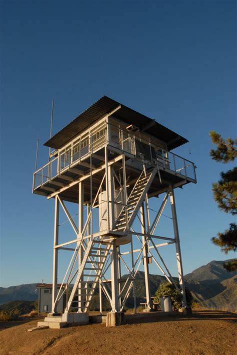 Fire Lookout Tower Standard Lookout Steel Structure For Forest Service