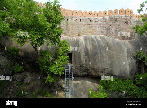 Rock Temple Of Siva Inside Thirumayam Fort Near Thanjavur Tamilnadu