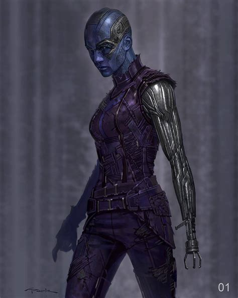 Guardians Of The Galaxy 2 Nebula Gamora Star Lord And Mantis Concept Art