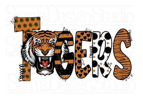 Orange And Black Tigers Png Tigers Sublimation Designs Etsy Spirit