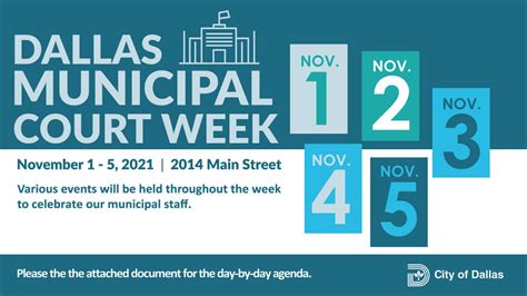 City Of Dallas Celebrates Annual Municipal Courts Week Dallas City News