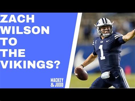 Why Minnesota Vikings should draft Zach Wilson from BYU ...