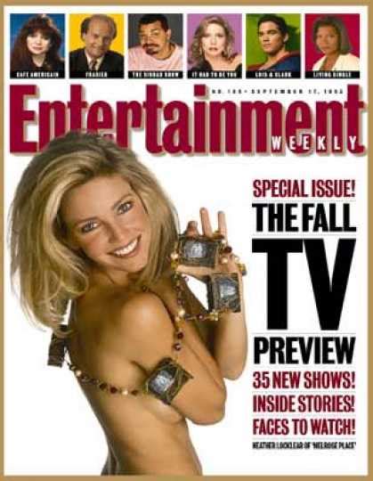 Check out the cool new cover for entertainment weekly's fall tv preview!. Entertainment Weekly Covers #150-199