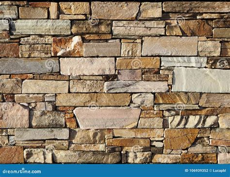 Natural Stone Wall Texture Background These Stone Bricks Range In