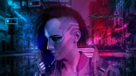 Cyberpunk 2077 Character Neon Lights 4k Hd Cyberpunk 2077