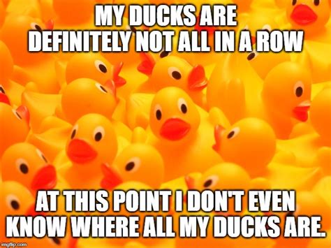 Ducks Not In A Row