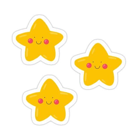Stars Sticker By Siolin In 2021 Cute Stickers Kawaii Stickers Star