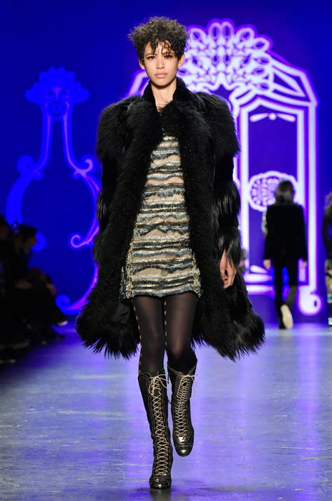 anna sui fall 2016 ready to wear collection look 38 anna sui fall 2016 ready to wear fur coat