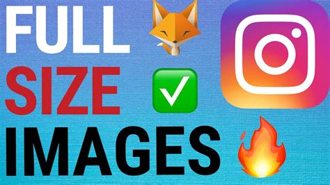 How To Post Full Sized Images To Instagram Youtube