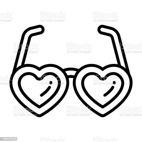 well designed vector of heart glasses premium icon stock illustration download image now istock