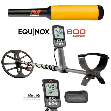 Minelab Equinox 600 Multi Iq Metal Detector With Pro Find 15 Pinpointer