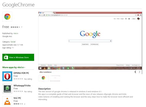 Google chrome for windows and mac is a free web browser developed by internet giant google. Google Chrome for Windows 8 Metro Shows Up in the Store ...