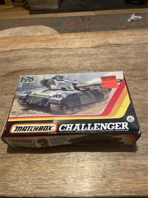 Matchbox Challenger British Main Battle Tank Plastic Model Kit Pk 178