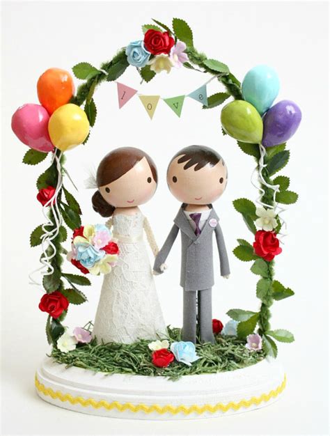 Diy And Customisable Wedding Cake Toppers Chic Vintage Brides