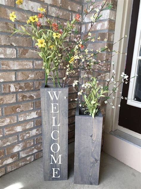 We did not find results for: Large wooden porch vases welcome sign reclaimed wood ...