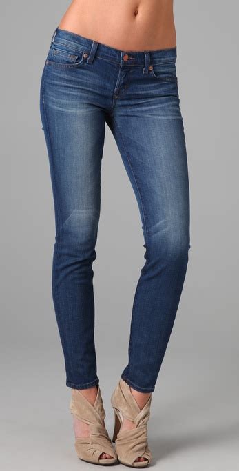 J Brand Low Rise Skinny Jeans In Blue Lyst