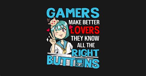 Gamer Anime Girl Video Gaming Quote T Gamer Quote Sticker