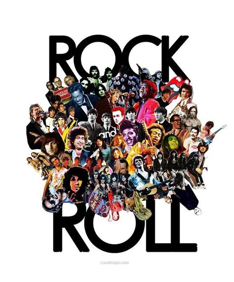 Rock N Roll Legends Music Famous Bands Collage Rock Rocknroll Singers