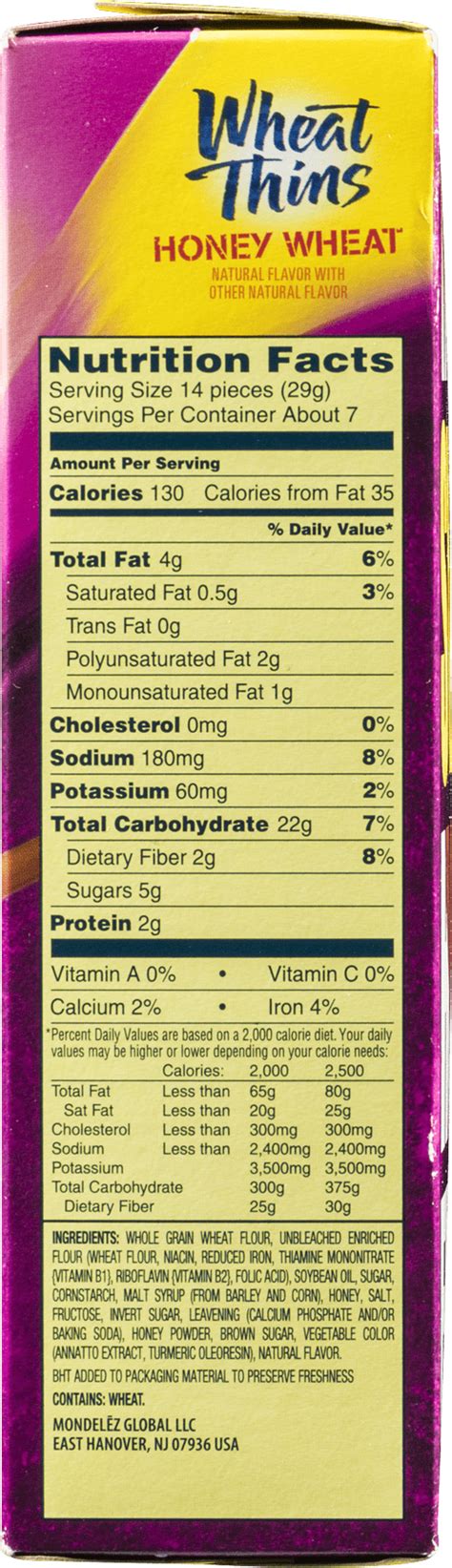 Wheat Thins Nutrition Facts Besto Blog