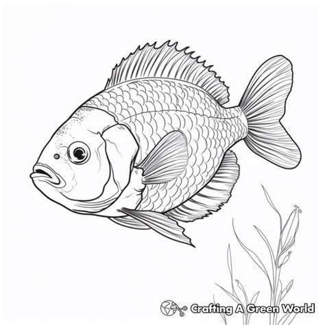 Bluegill Coloring Pages Free And Printable
