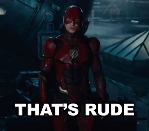 That S Rude Gif Justice League Thats Rude Rude Discover Share Gifs