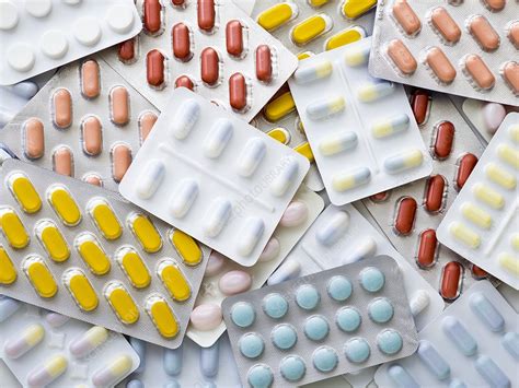 Blister Packs Of Pills Stock Image F0122495 Science Photo Library