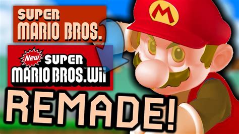 Super Mario Bros Remade In New Super Mario Bros Wii Newer Super