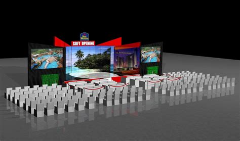 Conical Creative 3d Stage Design And Lay Out Event