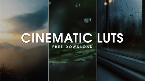 Free Luts Best Cinematic Luts Free 10 Pack Download Mavic Air Lut
