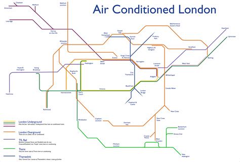 This Tube Map Shows Which Lines Are Air Conditioned Londonist