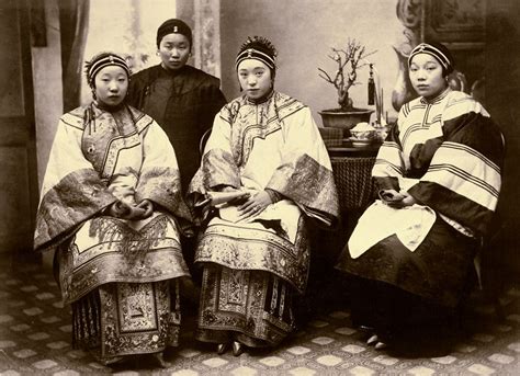 Lai Afong Upper Class Chinese Women Pékin Ca1880 Women In China