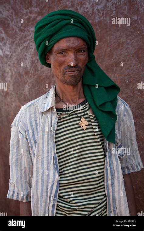 Portrait Of An Ethiopian Man Stock Photo Alamy