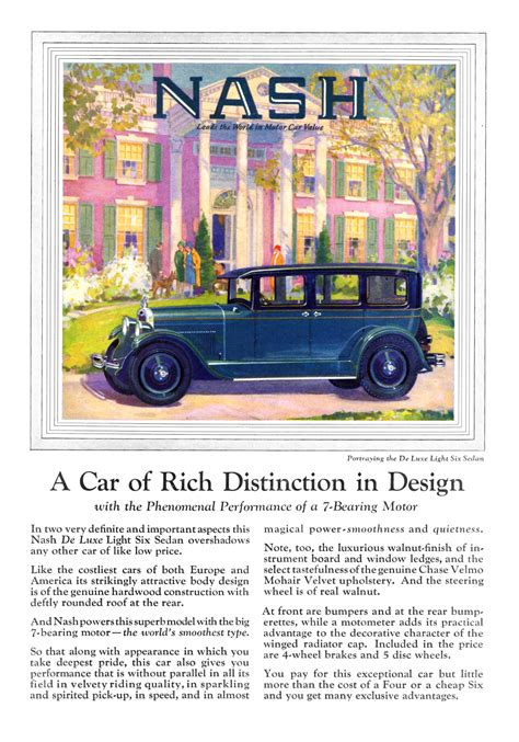 Nash Advertising Campaign 1927 Blog