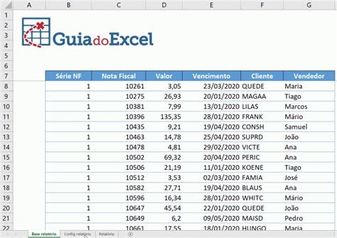 Como Fazer um Relatório passo a passo Excel Guia do Excel