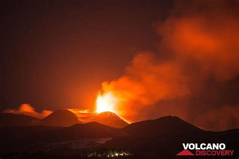Etna Volcano Photos New Se Crater Eruption June 2014 The Sky Over