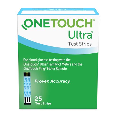 Onetouch Ultra Diabetes Test Strips 25 Count