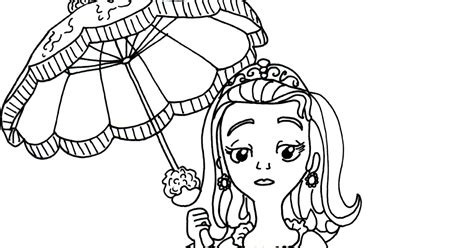 Sofia The First Coloring Pages: Amber Coloring Page