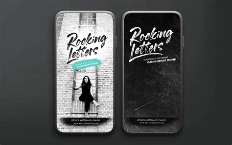 Instagram Design Rocking Letters LOVE DESIGN WORK STUDIO